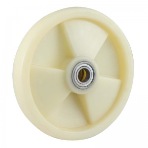 Wheel ES2 Series-Solid nylon wheel(Yellow) 4″,5″6″,8″10″12″ ລໍ້ forklift