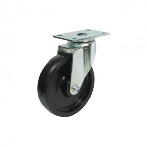 OEM Fixed PP Caster China Exporter Swivel Black Wheel With Brems