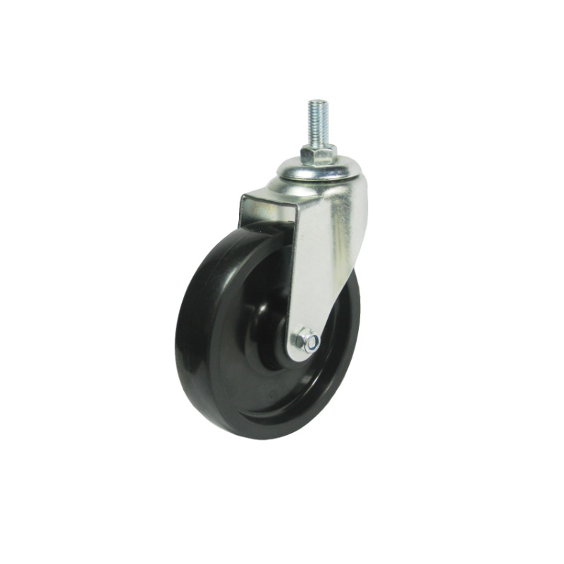 Caster PP High Quality Wheel China Factories Threaded stem with Brake Featured Image