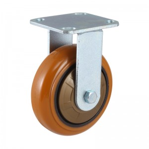 عجلة طلاء الزنك الصناعية المخصصة مع نوع اللوحة op-Swivel / Rigid (طلاء الزنك)