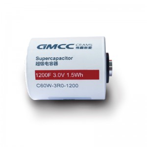 φ60mm 3.0V 1200F EDLC超级电容器C60W-3R0-1200 (2)