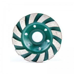 Wholesale  Dry Diamond Blade For Angle Grinder  - 100mm Caking Type Diamond Grinding Cup Wheel – Shuangshi Tools