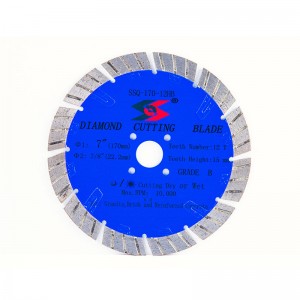 SSQ-170-12HA/B Concrete Cutting Diamond Disc Fast Cutting Saw Blades