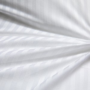 Хотелска дизайнерска памучна луксозна 5-звездна хотелска възглавница Бяла сатенена ивица възглавница на едро в стил