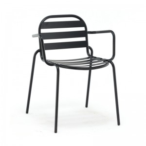 강철 식당 의자 안락 의자 야외 사용 GA804AC-45ST