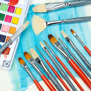 Artist Paint Brush Sintetis Rambut Artist Painting Tools