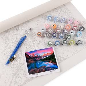 Oil Painting by Number kits Oil Painting on Art Wall