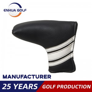 Customized Factory Wholesale Vintage PU Leather Blade Putter Headcover 1 wogula