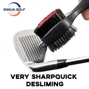 Golf Club Brush Cleaner Retractable Groove Sharpener Cleaning Kit Washer Tool Aksesoris Olahraga