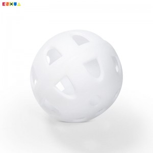 42mm Dostawa fabryczna Tanie plastikowe kolory Piłki golfowe Przepływ powietrza Pusta praktyka golfowa Treningowe piłki sportowe Regulowana twardość OEM / ODM