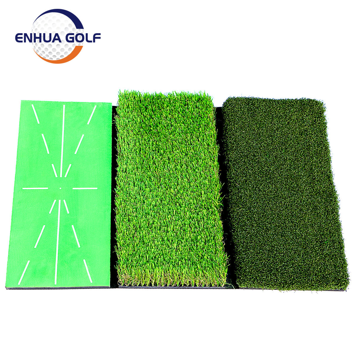 Tappetino da golf |Esclusivo tappeto erboso da impatto con tappetino da allenamento in erba sintetica di alta qualità Immagine in primo piano
