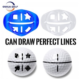 1 kalem Hizalama Aracı Fabrika Tedarikçisi ile yeni tasarım Golf Topu Çizgi Çizme İşaretleyici seti