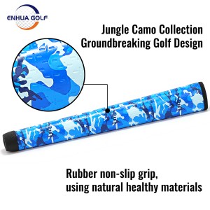 Nouvelle version brevetée Putter Grip Fabricant camouflage couleur Golf Putter Grip Pure Handmade Club Grips OEM
