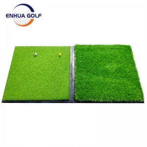 Itin didelis, itin patvarus, neslystantis kombinuotas susiuvimas Golf Hitting Mat golfo kilimėlis 5 pėdų*5 pėdų