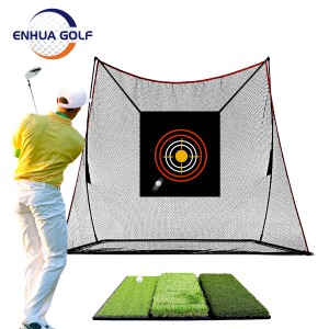 Golf Training Net Portable Golf Lipat Latihan Memukul Kandang Swing Net Olahraga Golf Perlengkapan