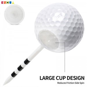 Billigt OEM/ODM Fabriksförsörjning Ny design Super Big Cup Anpassad grossist Golfbollshållare övningsgolf tees för Driving Range matta