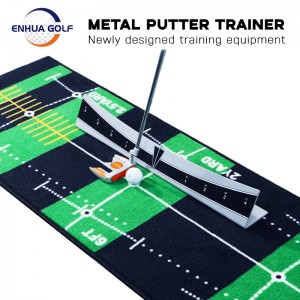 Putting-Track Putting-Trainer Der Putter-Bogen im Inneren der Linie Short Track