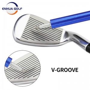 最新のデザイン ゴルフクラブクリーニングシャープナー 多機能ゴルフパター溝シャープナー 磁気バルクル U/V溝に適しています