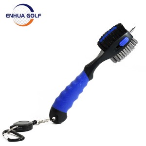Golf Club Brush Cleaner Retractable Groove Sharpener Cleaning Kit Washer Tool အားကစားဆက်စပ်ပစ္စည်းများ