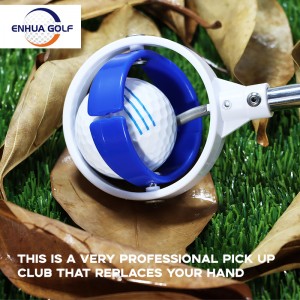 Awọn apakan 8 Golf Ball Retriever Telescopic Golf Ball Extandable Picker Tools Portable Ita gbangba Awọn ẹya ẹrọ Ikẹkọ