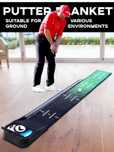 Mat Golf Mat për ambiente të brendshme për ushtrime në natyrë Mat Premium Golf Putting Mat
