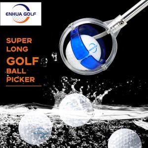 8 sektioner golfbold retriever teleskopisk golfbold udtrækkeligt plukkeværktøj Bærbart udendørs træningstilbehør