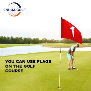 Σετ σημαία με μπαστούνι με ραβδί σημαία του γκολφ