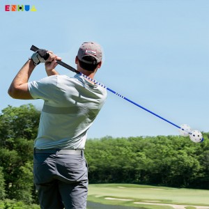 Engros OEM/ODM Golf Swing Trainer med plastik Airflow Ball Kvinder Mænd Alignment Stick Golf Øv Træningshjælp Golfudstyr Tilbehør Let højstyrke glasfiber