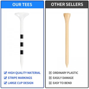 Günstige OEM / ODM-Fabrikversorgung Neues Design Super Big Cup Custom Großhandel Golfballhalter Übungs-Golf-T-Shirts für Driving Range-Matte