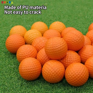 कारखाने की आपूर्ति OEM / ODM पारदर्शी प्लास्टिक गोल्फ बॉल रिट्रीवर पिकर ग्रैबर 21 पीसी प्रैक्टिस पु बॉल्स पैक के साथ