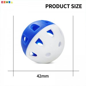 OEM/ODM 42mm EVA Factory Supply Cheap Limited Flight 26 Holes Airflow Hollow Golf Balls for Backyard Driving -Realistic Feel Training Balls for Indoor Outdoor
