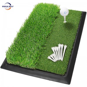 Golf Mat, Indoor Golf Hitting Mat – Heavy Duty Rubber Base Golf Putting Green, Mini Golf Practice Training Aid with Golf Tees 9, Premium Synthetic Fairway Turf, Golf Accessories Golf Gift for...