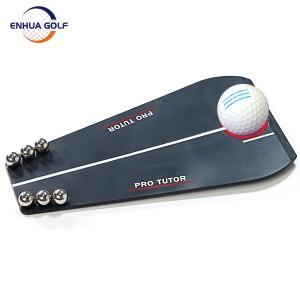 インドア ゴルフ パッティング アライメント補助具 練習用 ブラック ABS ゴルフ パッティング チューター 高品質 安い