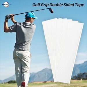 OEM vairumtirdzniecības reklāmas golfa roktura lentes sloksnes — 13 iepakojumi — golfa klubu stiprināšanai Labas kvalitātes papīra materiālu rūpnīcas piegādes prakses šūpošanās treniņu lentes uzlīmes