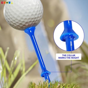 OEM ODM Nouvelle Arrivée Double-pont Big Cup Plus 83mm fabricant de tee de golf pas cher logo personnalisé imprimer haute qualité prix pas cher Durable Écologique