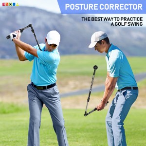 Hot-selling Golf Swing Adjustment Alignment Correction Tool Guide Trainer Aid Smart Home Golf Simulator Stick Trainer Analyzer