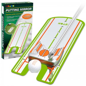 OEM လက်ကား Acrylic ဂေါက်ရိုက်ကြေးမုံတင်ခြင်း အရောင်းမြှင့်တင်ခြင်း အရည်အသွေးကောင်း အလေ့အကျင့် Golf Swing Training Alignment tool mirror colour box ထုတ်လုပ်သူ Golf ဆက်စပ်ပစ္စည်းများ စက်ရုံ