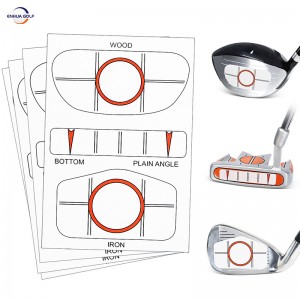 OEM χονδρικής προώθησης καλής ποιότητας χαρτί Υλικό Πρακτική Swing Training Golf Impact Tape Factory Supply Practice Swing Training Impact Labels Αυτοκόλλητα ταινίας κρούσης