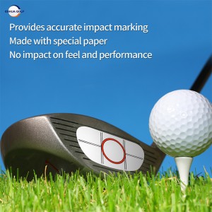 OEM Wholesale Promotional Good Quality Paper Material Practice Swing Training Golf Impact Tape Factory Supply Practice Swing Training Impact Labels Impact Tape Stickers