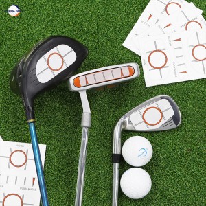 OEM Wholesale Promotional Good Quality Paper Material Practice Swing Training Golf Impact Tape Factory Supply Practice Swing Training Impact Labels Impact Tape Stickers