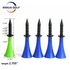 Propesyonal nga Golf Tee Step up Tee Plastic Golf Horn Tee Golf Sports Tool Accessory