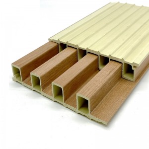 Panel de pared compuesto de madera y plástico 170*23, 168*24mm Revestimiento de WPC Tableros de madera de plástico resistente al agua Paneles de pared y revestimiento de WPC