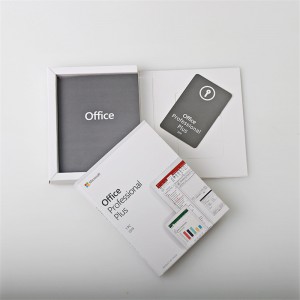 Microsoft Computer Software Professional Plus Office 2019 Pro Plus key card box