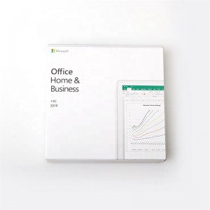 Microsoft New Original Office 2019 Home And Business for PC Retail key Box