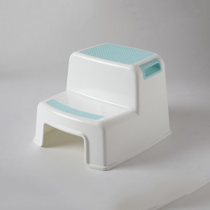 Plastic Baby double Step Stool in Toilet and Kitchen BH-511