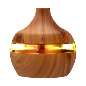 Electric Humidifier  Aroma Essential Oil Diffuser Ultrasonic Wood Grain Air Humidifier