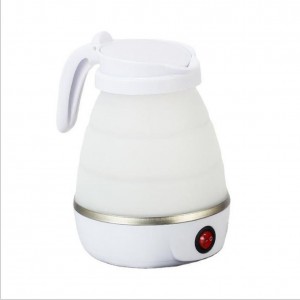 Electric Kettle Fold-able Silicone Portable Water Kettle 600ml Mini Small Electric Kettles