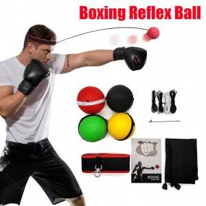 china Estate Jewellry market –  Boxing Reflex Ball Set with Headband Elastic Rope Foam Punch Speed Balls Boxing – Goodcan grou