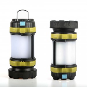 High Bright Portable Spotlight USB LED Searchlight Camping Lantern Built-in Battery
