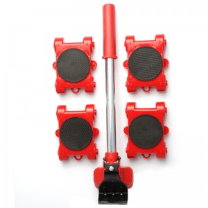 Furniture Mover Set Furniture Mover Tool Transport Lifter Heavy Stuffs Moving Wheel Roller Bar